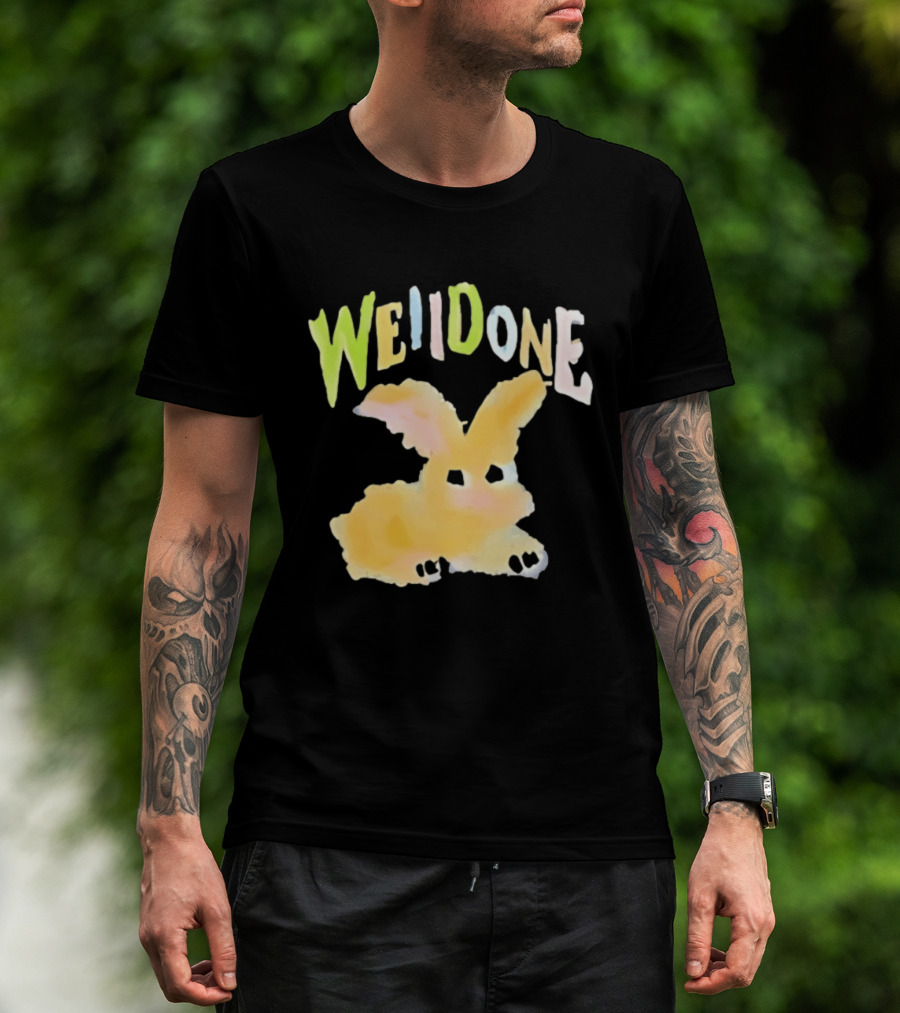 We11done Colorful Bunny Rabbit Fashion Playful Pastel Aesthetic T-Shirt