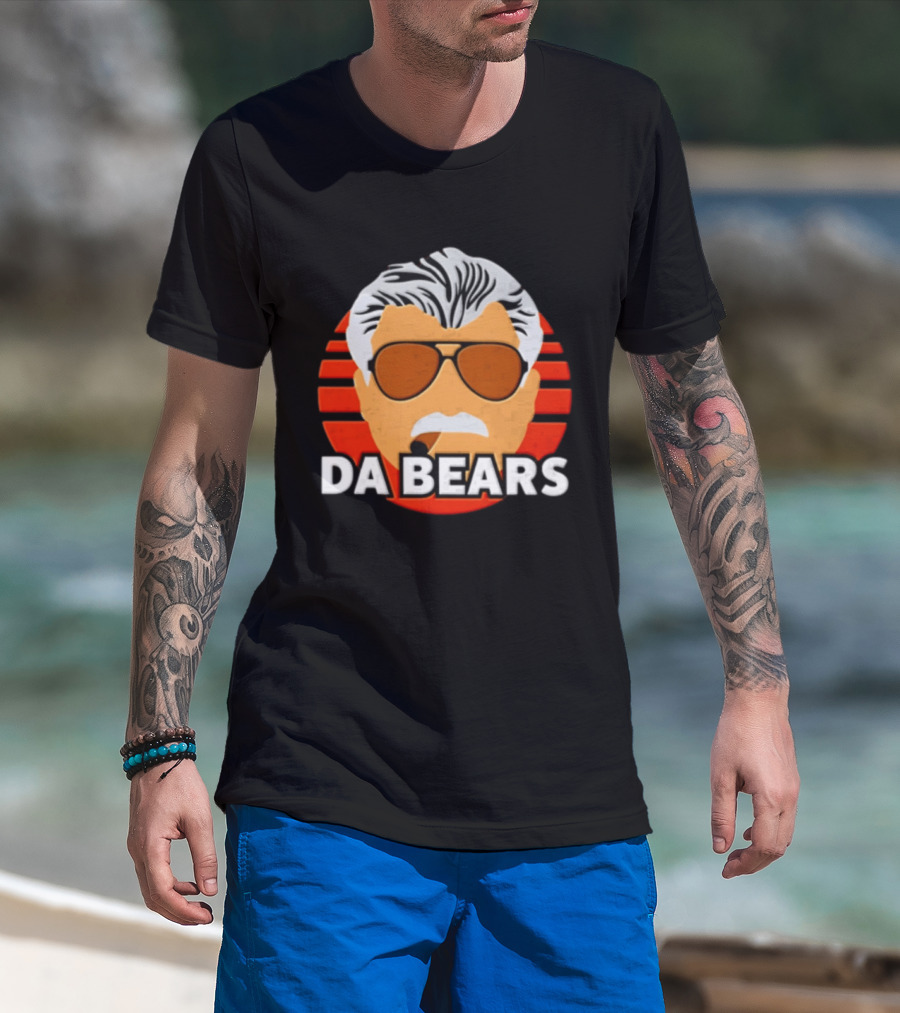 Mike Ditka Da Bears Da Coach Sunglasses Cigar T-Shirt