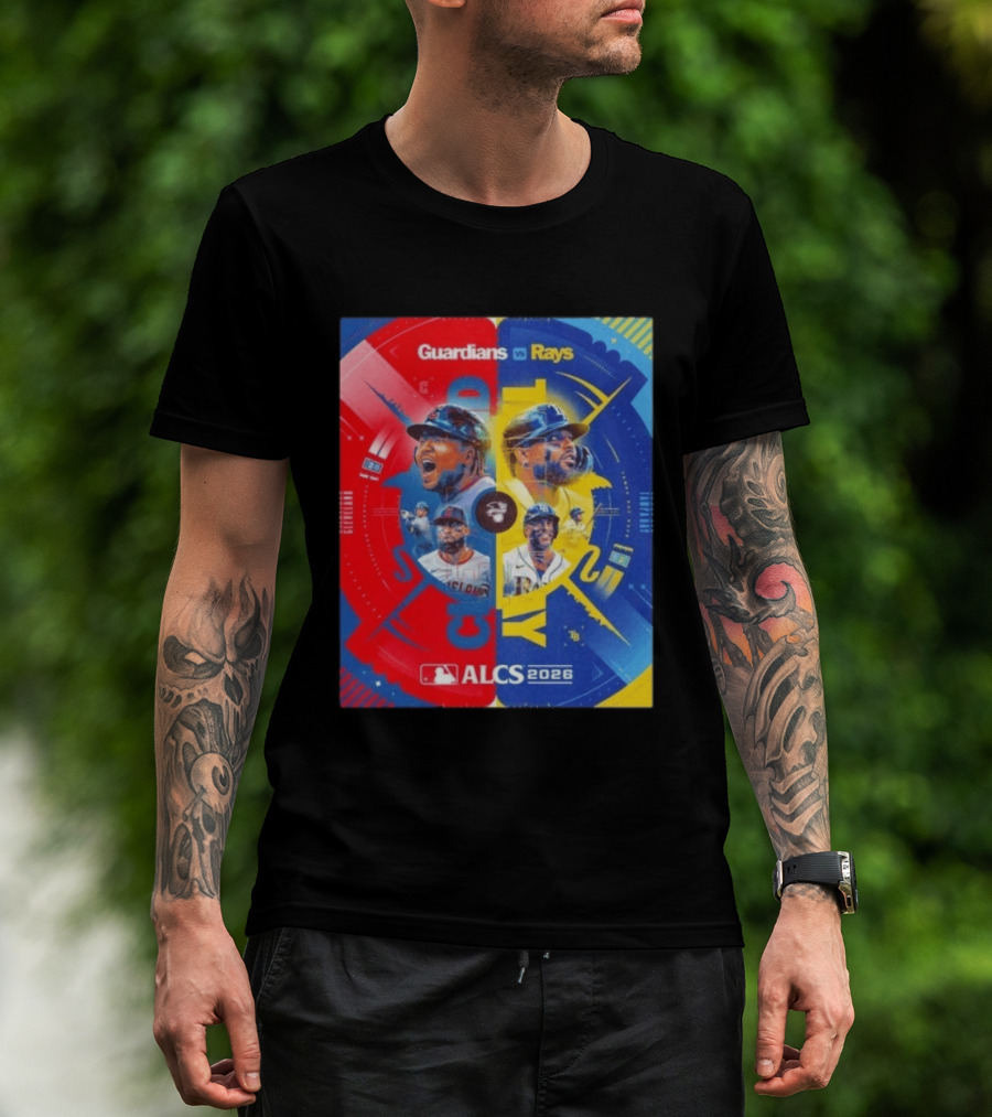Guardians Vs Rays ALCS 2026 MLB Matchup T-Shirt