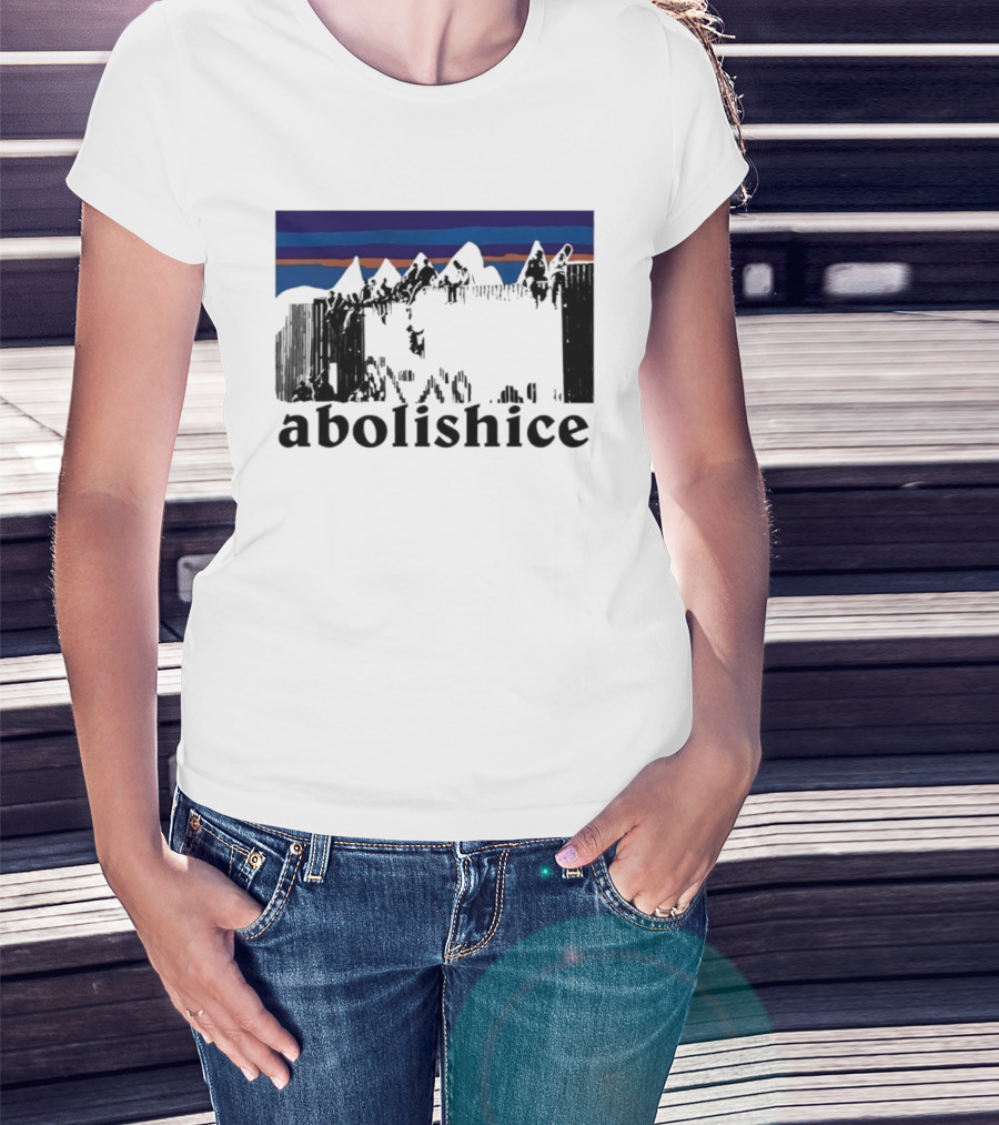 Abolish ICE Mountain Activism Scenic Protest T-Shirt