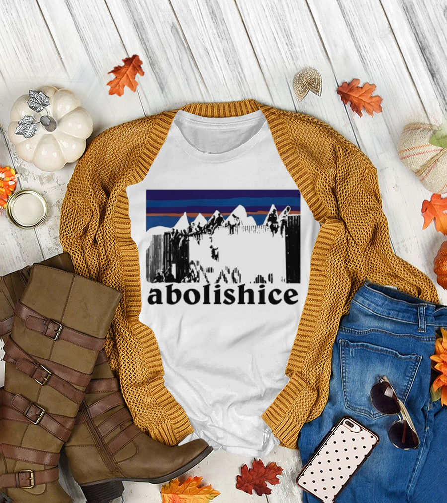 Abolish ICE Mountain Activism Scenic Protest T-Shirt