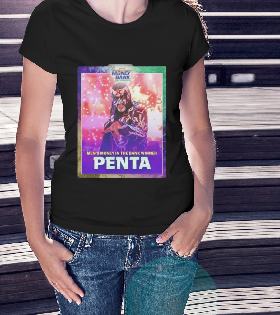 Penta Men's Money In The Bank Winner New Orleans Wrestler T-Shirt