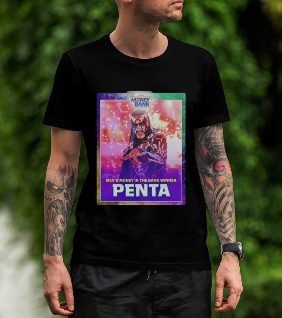 Penta Men's Money In The Bank Winner New Orleans Wrestler T-Shirt