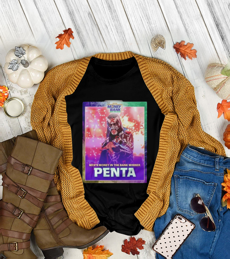 Penta Men's Money In The Bank Winner New Orleans Wrestler T-Shirt