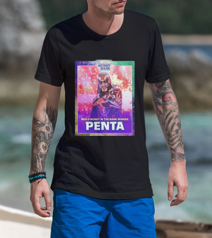 Penta Men's Money In The Bank Winner New Orleans Wrestler T-Shirt