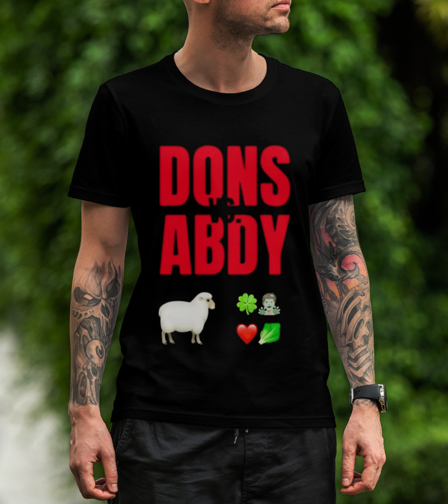 Dons Abdy Sheep Clover Zombie Heart Lettuce T-Shirt
