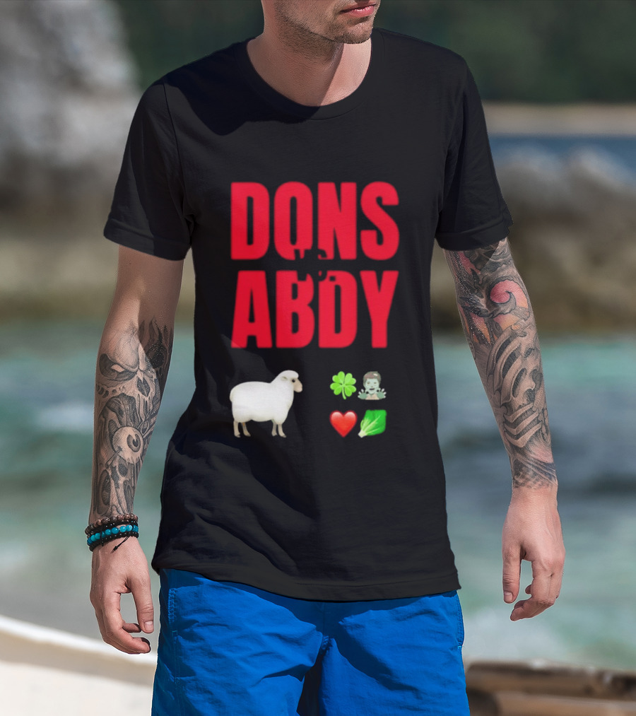 Dons Abdy Sheep Clover Zombie Heart Lettuce T-Shirt