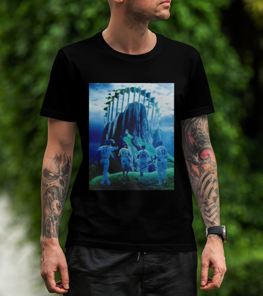 Shohei Ohtani Jackson Chourio Steven Kwan Junior Caminero MLB Fantasy Field Adventure T-Shirt