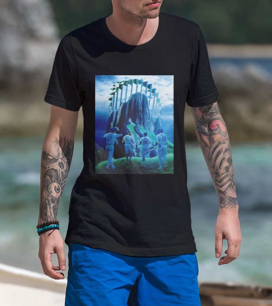 Shohei Ohtani Jackson Chourio Steven Kwan Junior Caminero MLB Fantasy Field Adventure T-Shirt