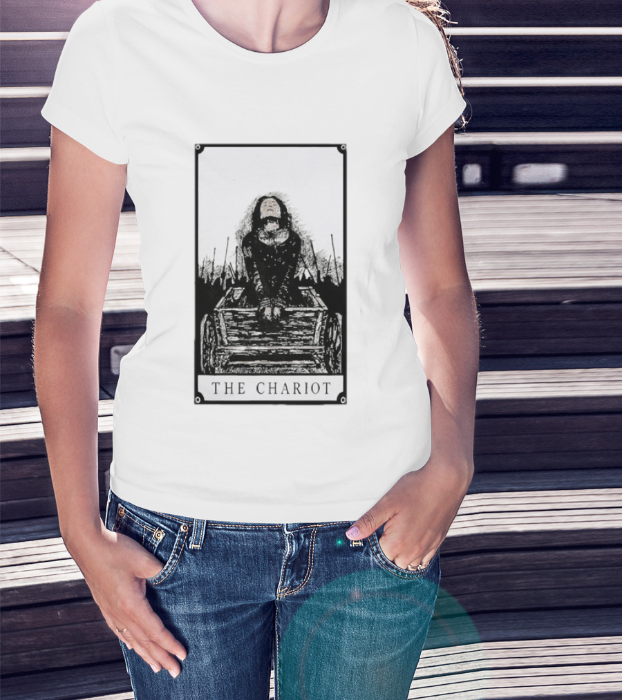 The Chariot Tarot Card Occult Divination Mystical Art Tarot Reading T-Shirt