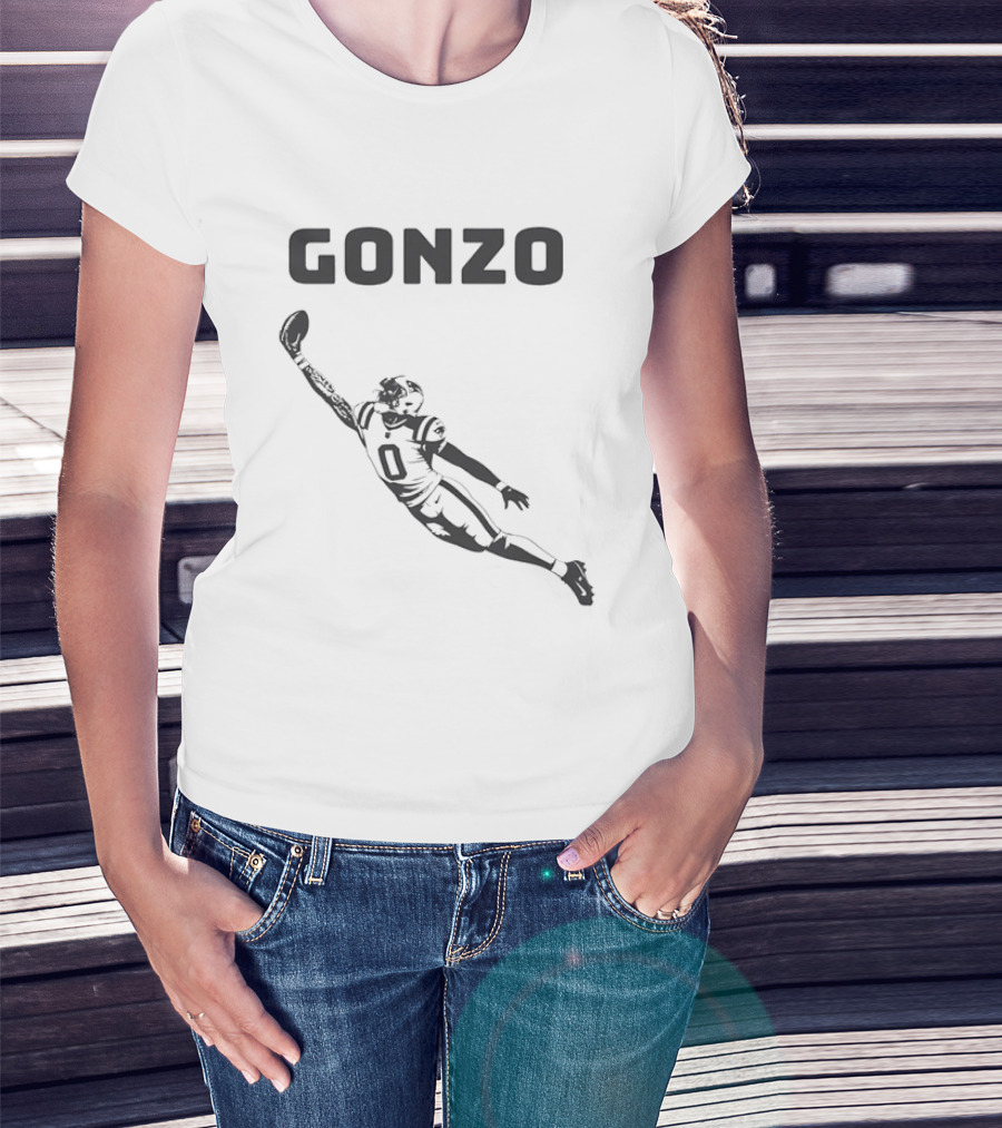 Gonzo Christian Gonzalez New England Patriots Number 0 T-Shirt