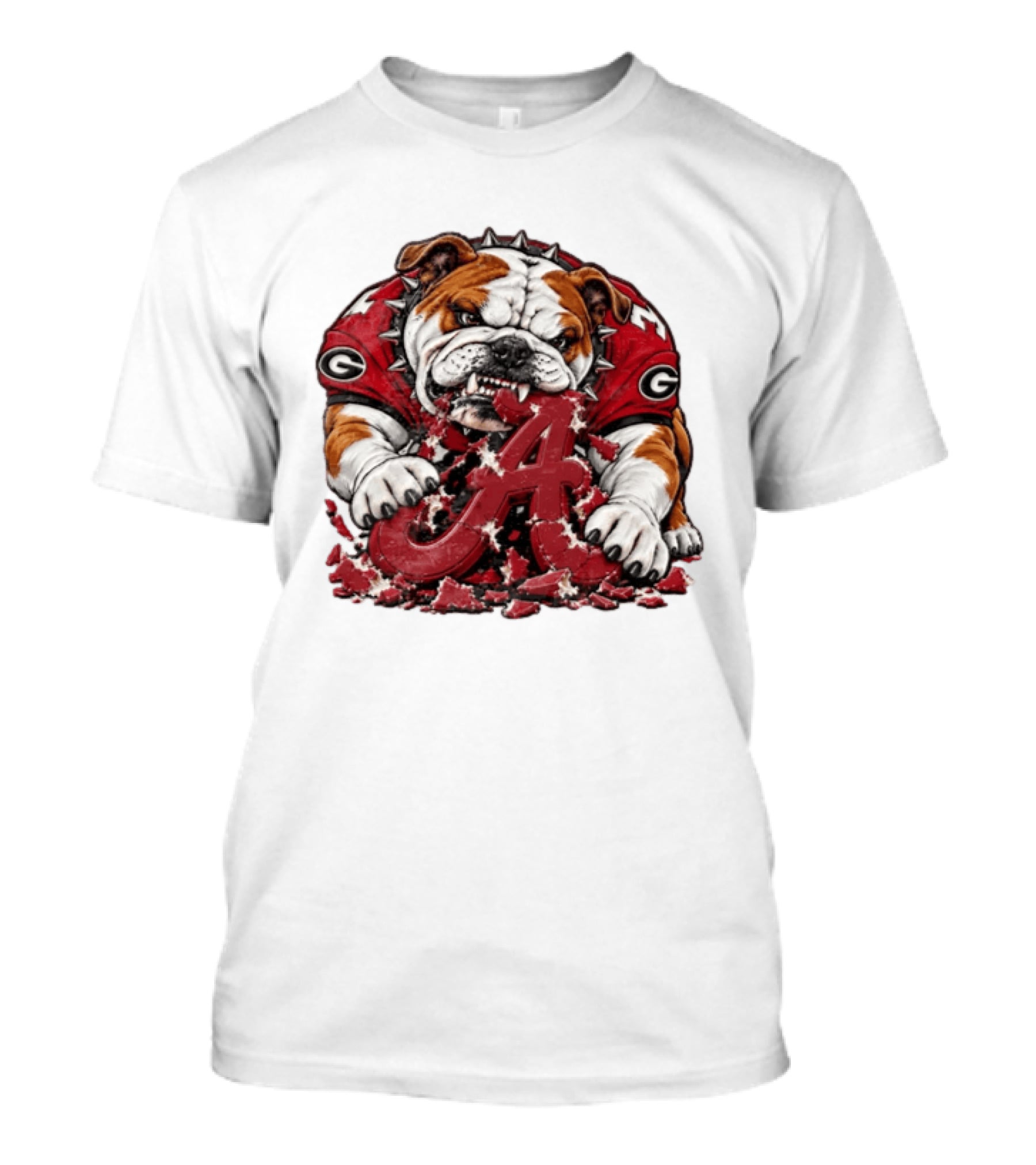 Georgia Bulldogs Crushing Alabama Crimson Tide Rivalry Showdown T-Shirt