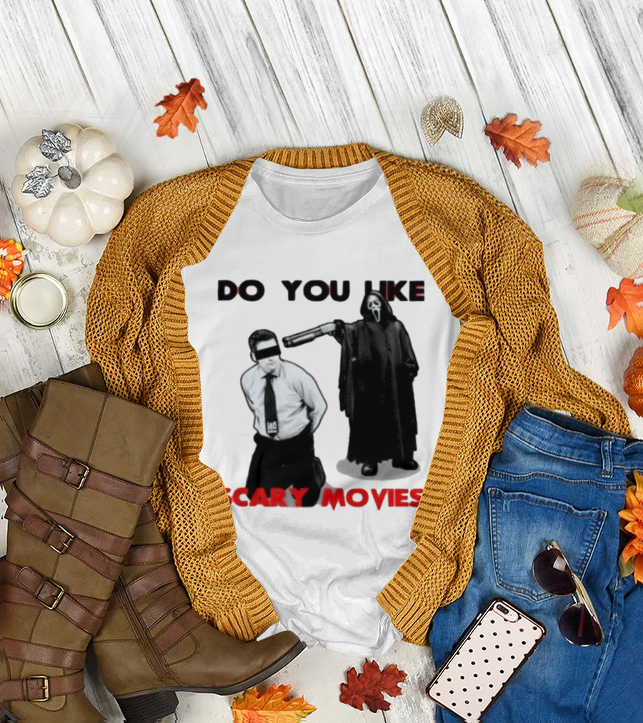 Ghostface Do You Like Scary Movies Bootleg T-Shirt