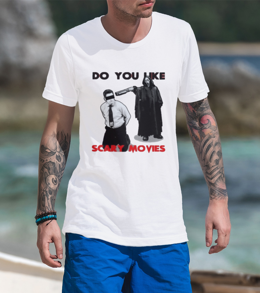 Ghostface Do You Like Scary Movies Bootleg T-Shirt