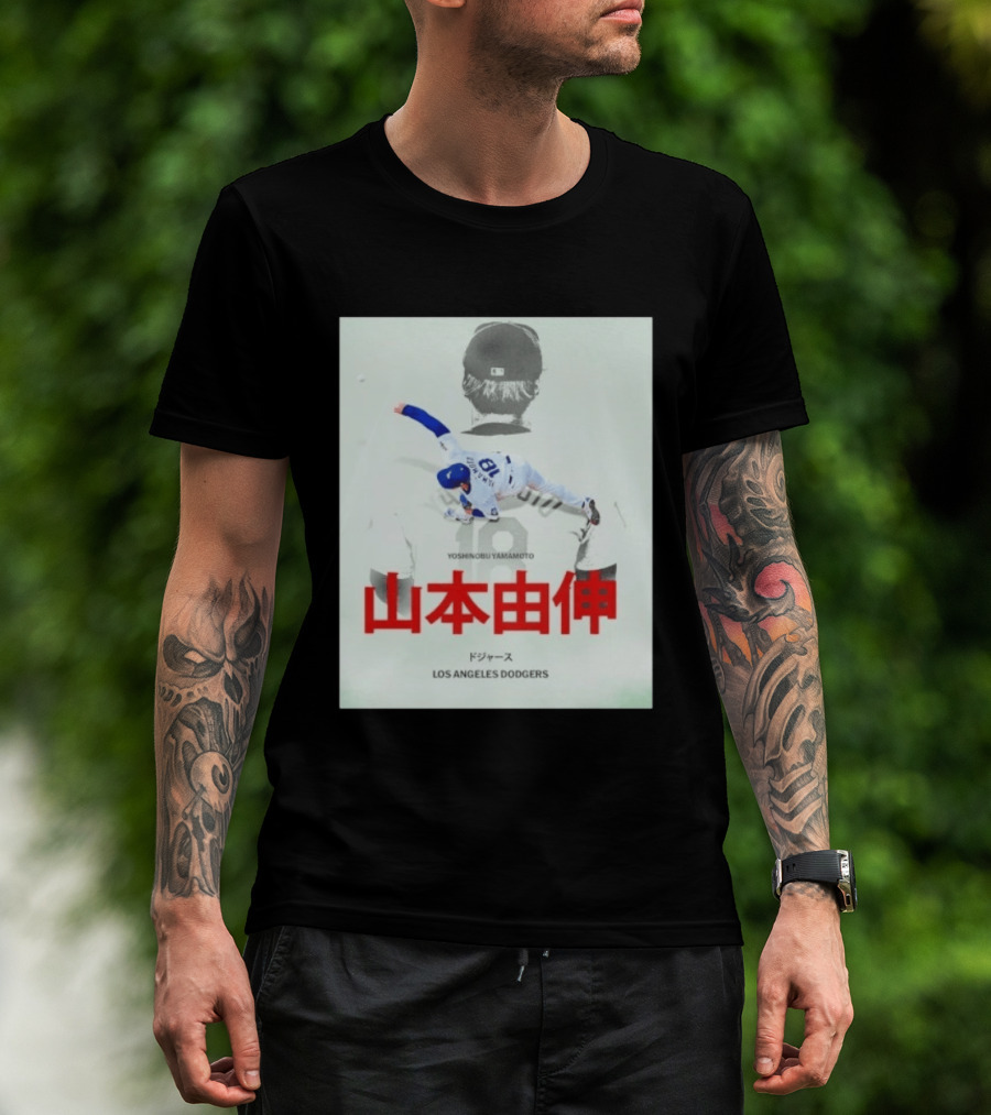 Yoshinobu Yamamoto No 18 Los Angeles Dodgers T-Shirt