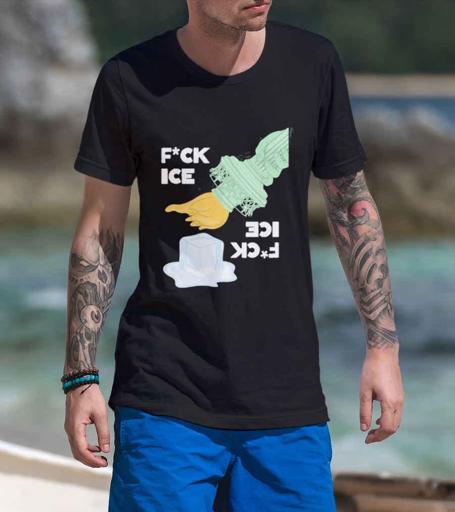 F*ck Ice Statue Of Liberty Protest Immigration T-Shirt