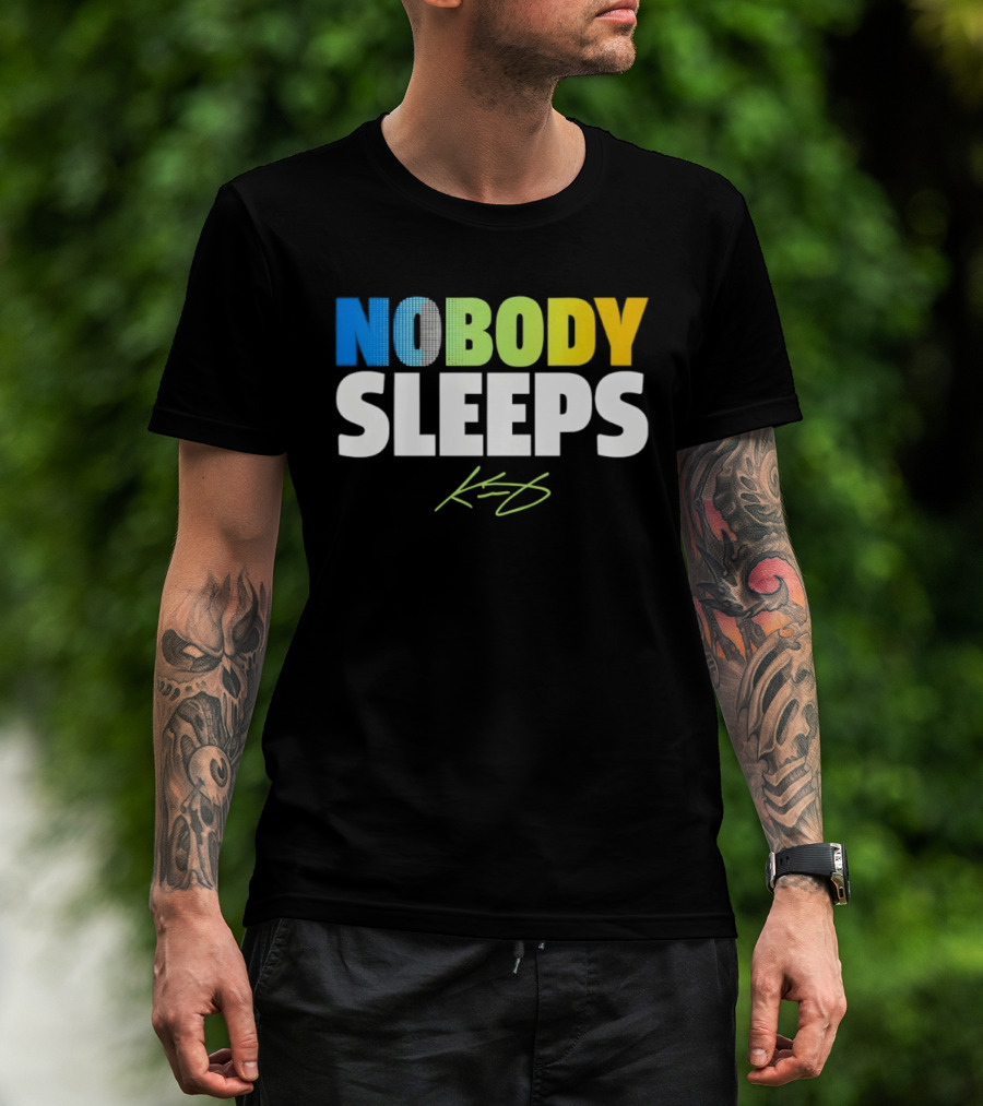 Nobody Sleeps KD Kevin Durant Signature T-Shirt