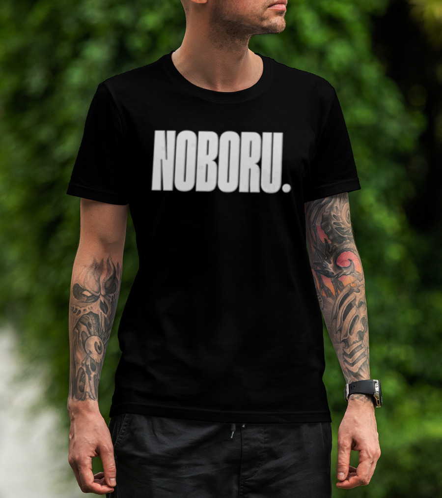 Noboru White Sans Serif T-Shirt