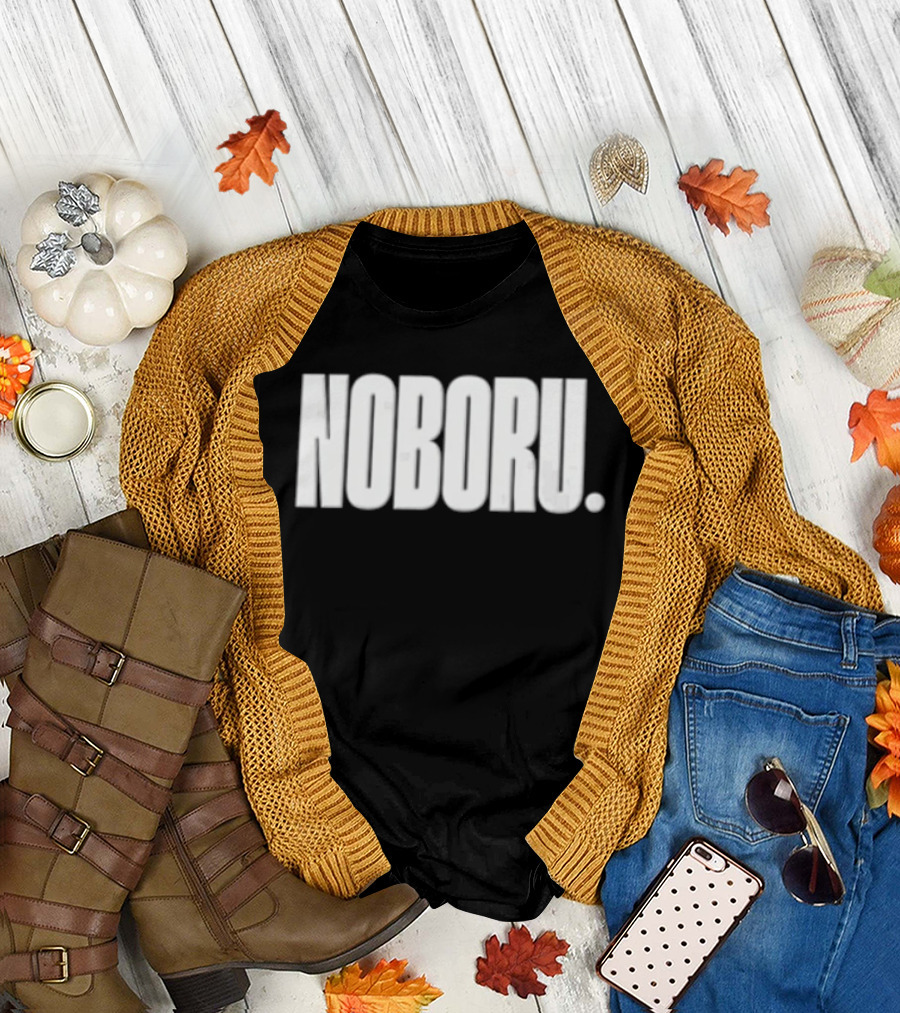 Noboru White Sans Serif T-Shirt