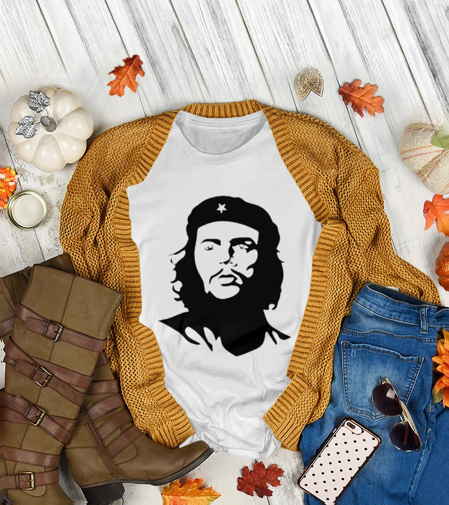 Che Guevara Iconic Revolutionary Star Beret T-Shirt