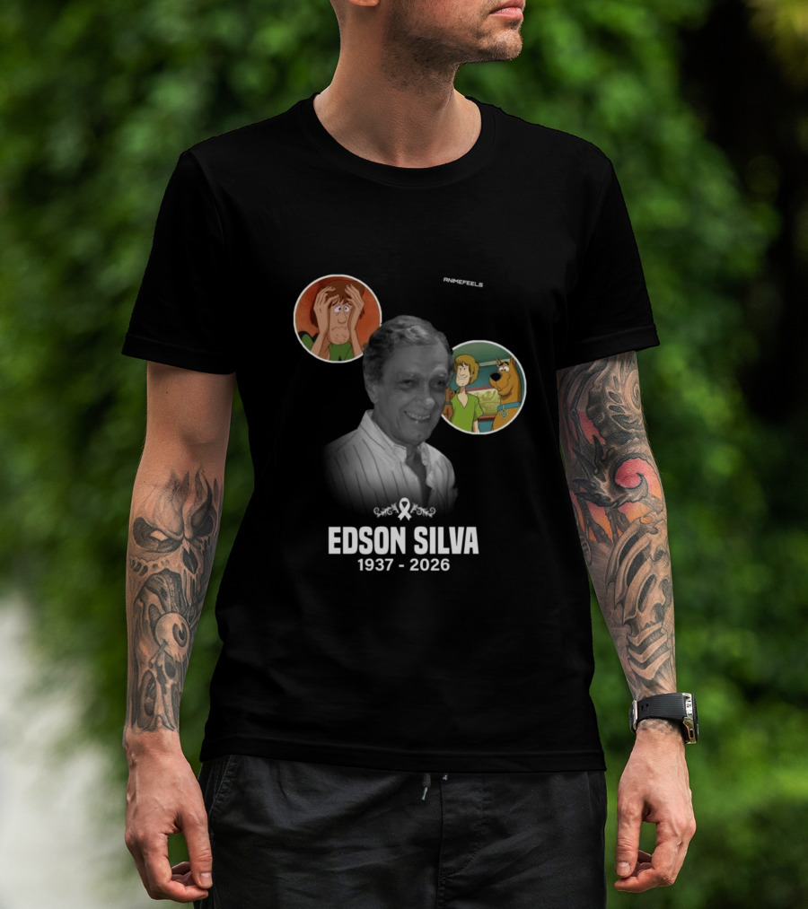 Edson Silva 1937 2026 Shaggy And Scooby Doo Tribute Animefeels T-Shirt