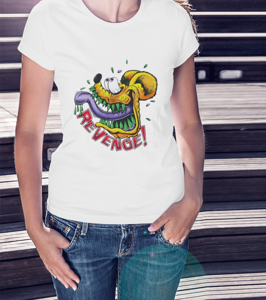 Revenge Ed Roth Rat Fink Get Even With Life T-Shirt