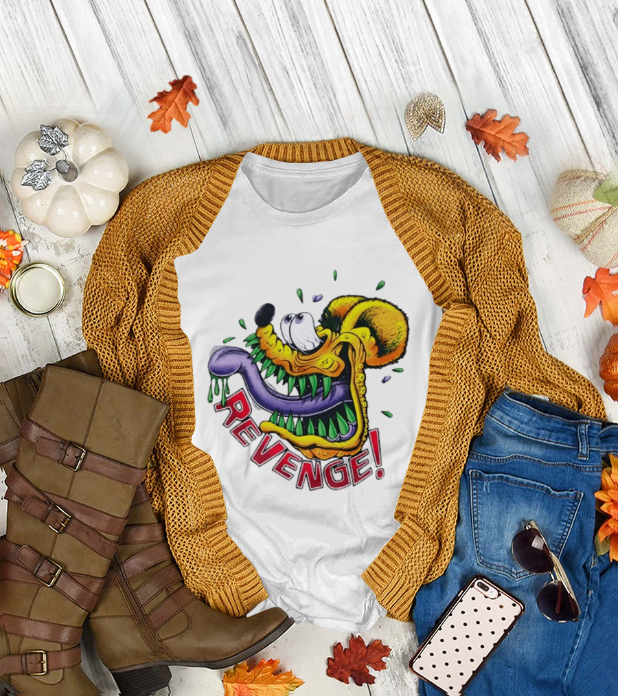 Revenge Ed Roth Rat Fink Get Even With Life T-Shirt