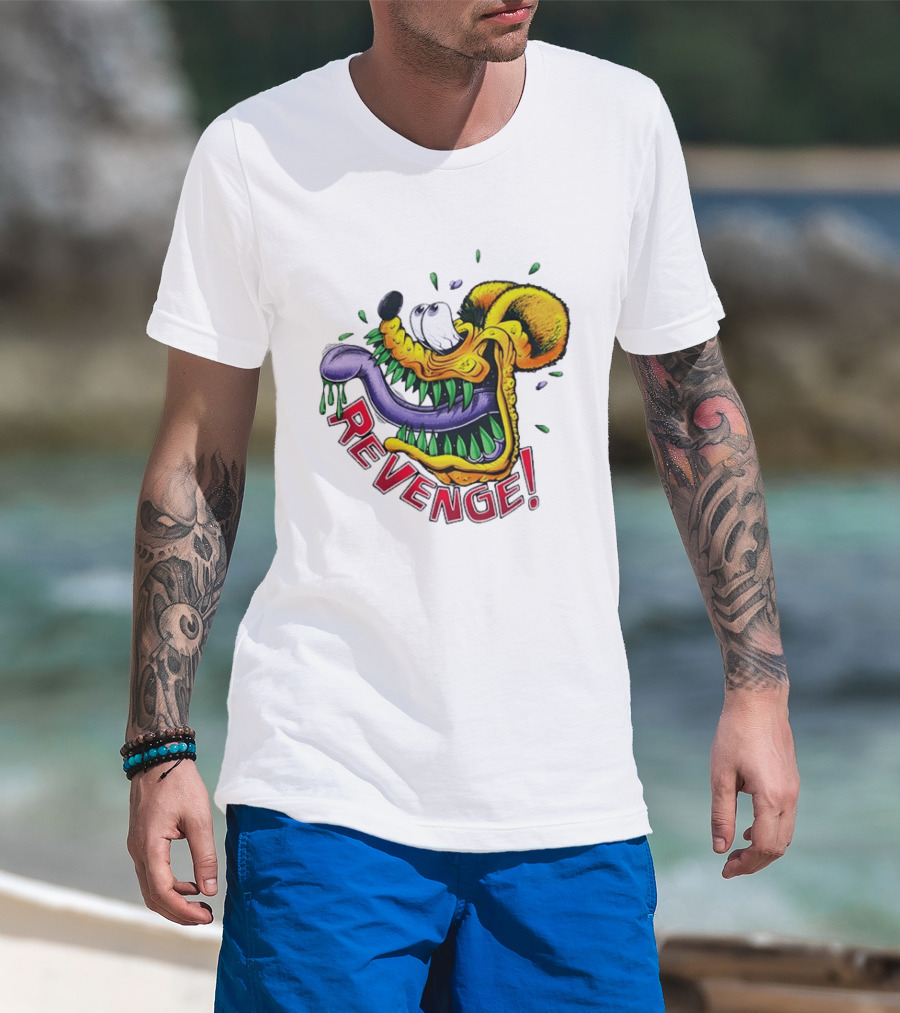 Revenge Ed Roth Rat Fink Get Even With Life T-Shirt