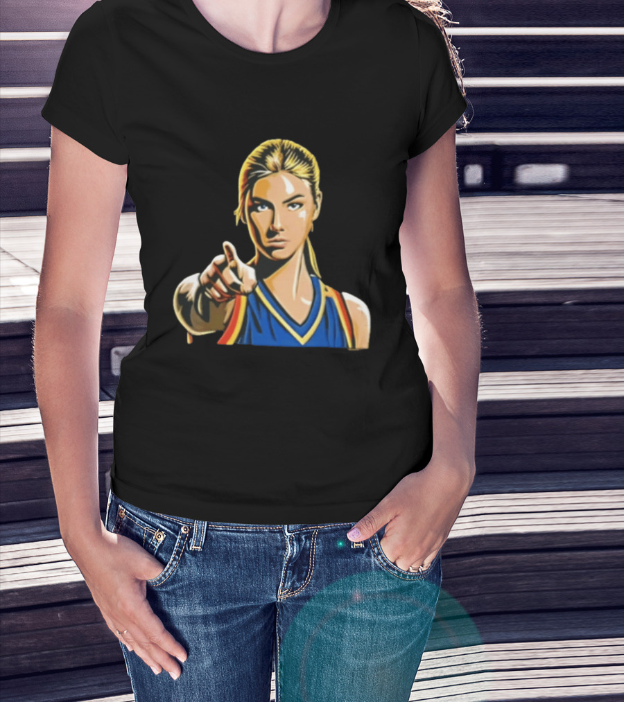 Kate Upton Blonde Woman Pointing Finger T-Shirt