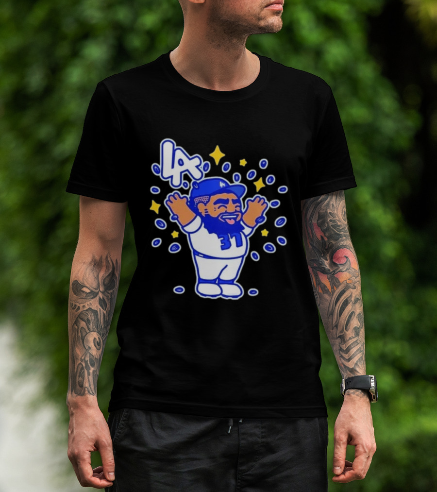 LA Dodgers 37 Chunkytani Mr Seeds Cartoon Shohei Ohtani T-Shirt