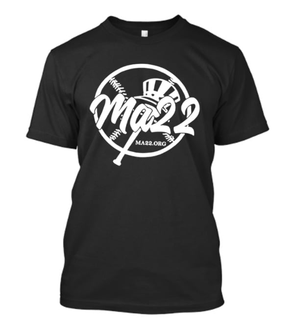 Ma22 Foundation Baseball New York Yankees Charity Sports Ma22.org T-Shirt