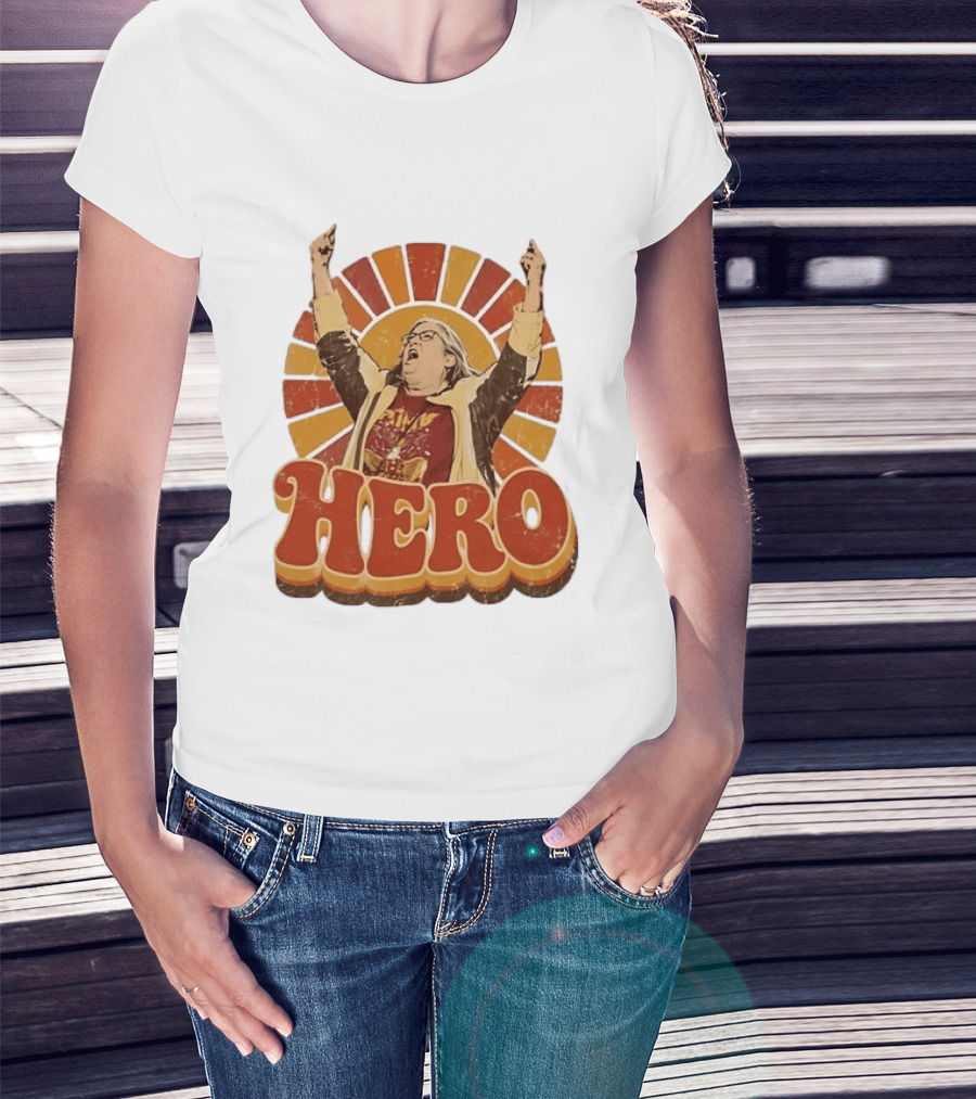 Hero Carol Danvers Captain Marvel Vintage Retro Sunburst T-Shirt