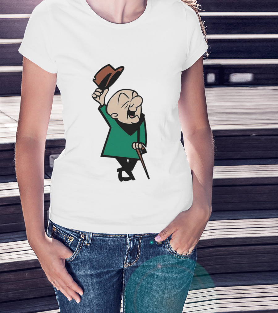 Mr Magoo Tipping His Hat Classic Animation T-Shirt
