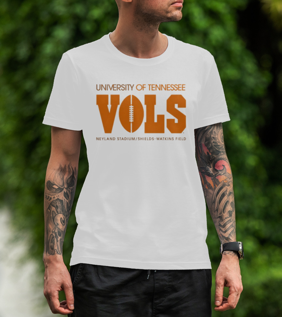 University Of Tennessee Vols Neyland Stadium Shields Watkins Field T-Shirt