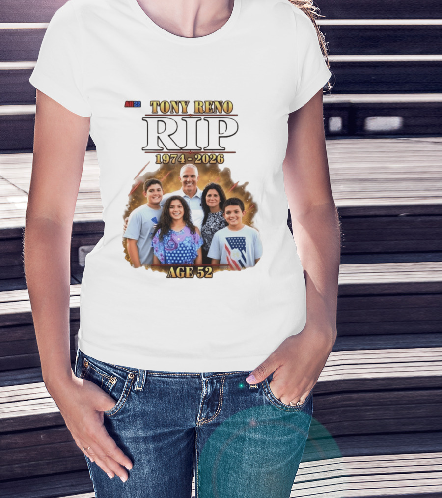 Yale Football Announces Passing Of Tony Reno At Age 52 1974 2026 T-Shirt