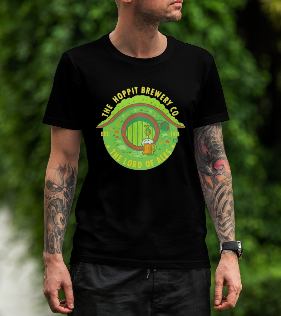 The Hoppit Brewery Co The Lord Of Ales Est 1418 T-Shirt