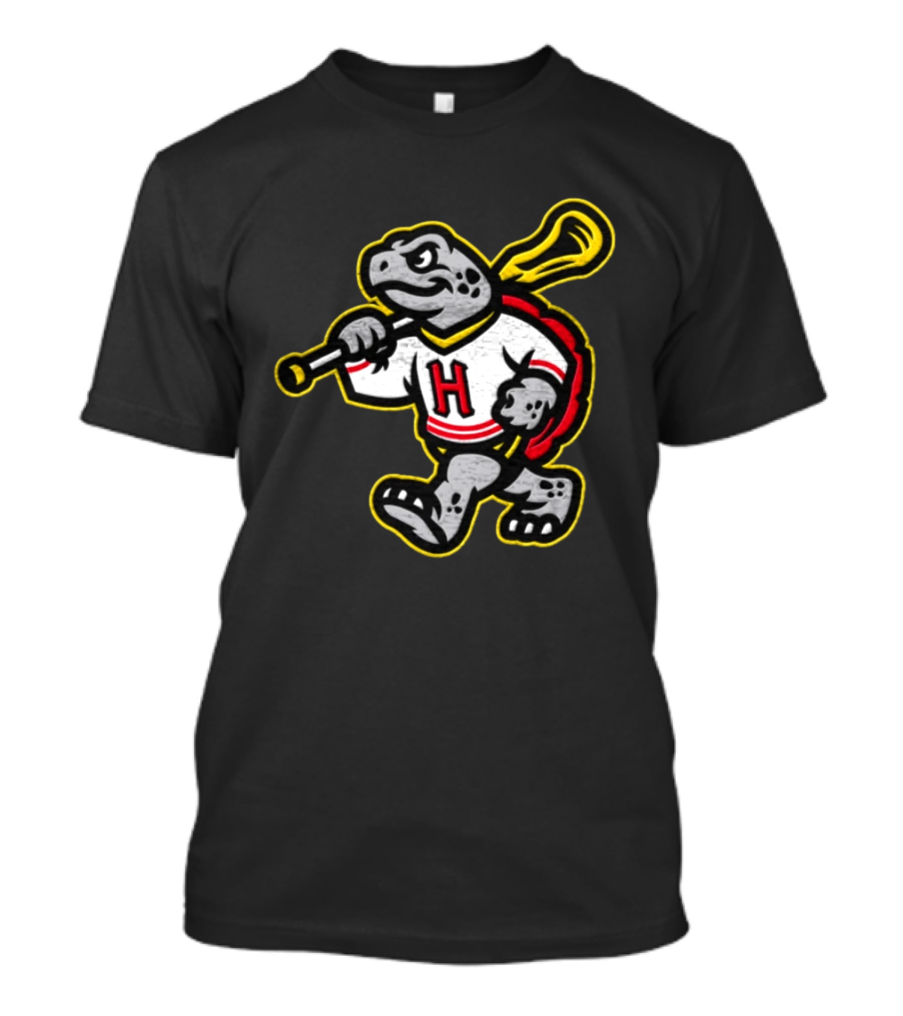 University Of Maryland NCAA Grey Terrapin Mascot Holding Bat T-Shirt