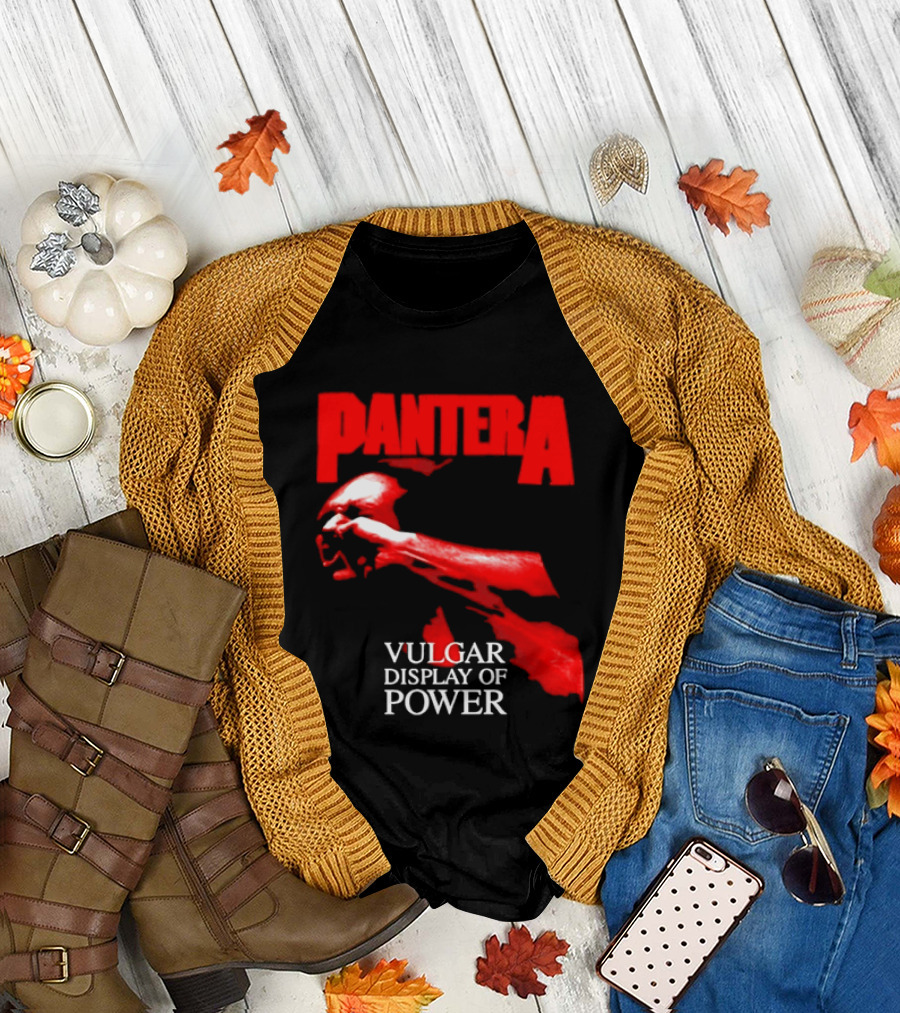 Pantera Vulgar Display Of Power Heavy Metal Album T-Shirt