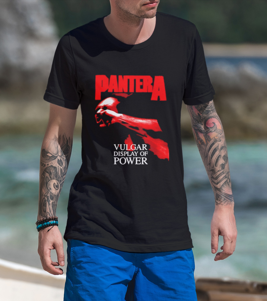Pantera Vulgar Display Of Power Heavy Metal Album T-Shirt