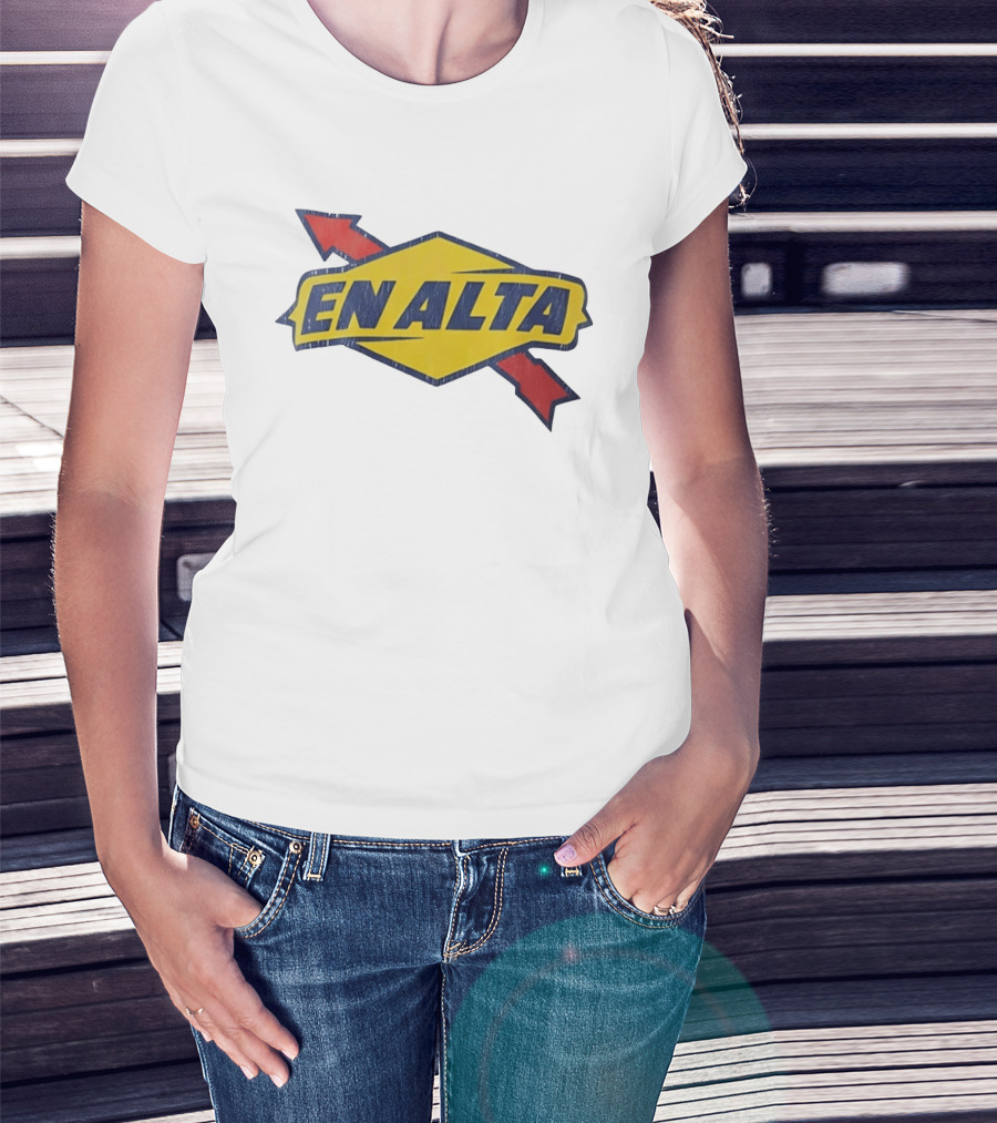 EN ALTA Distressed Urban Streetwear Arrow T-Shirt