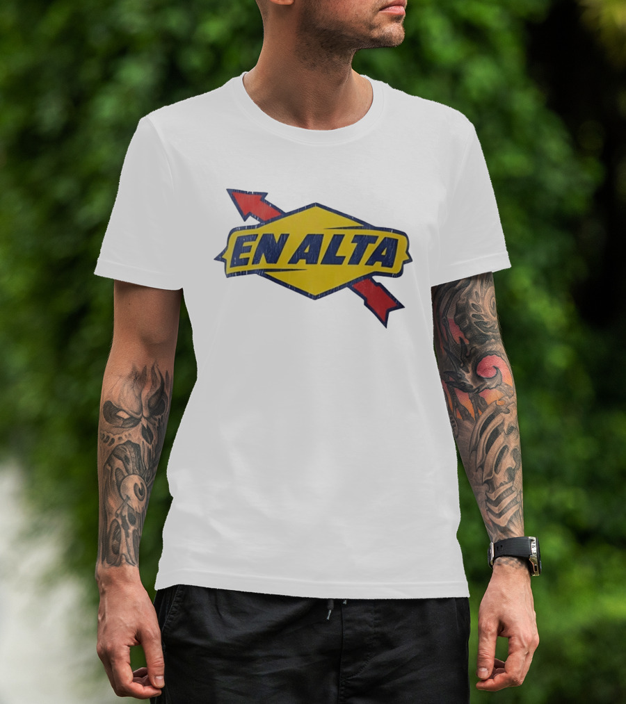 EN ALTA Distressed Urban Streetwear Arrow T-Shirt