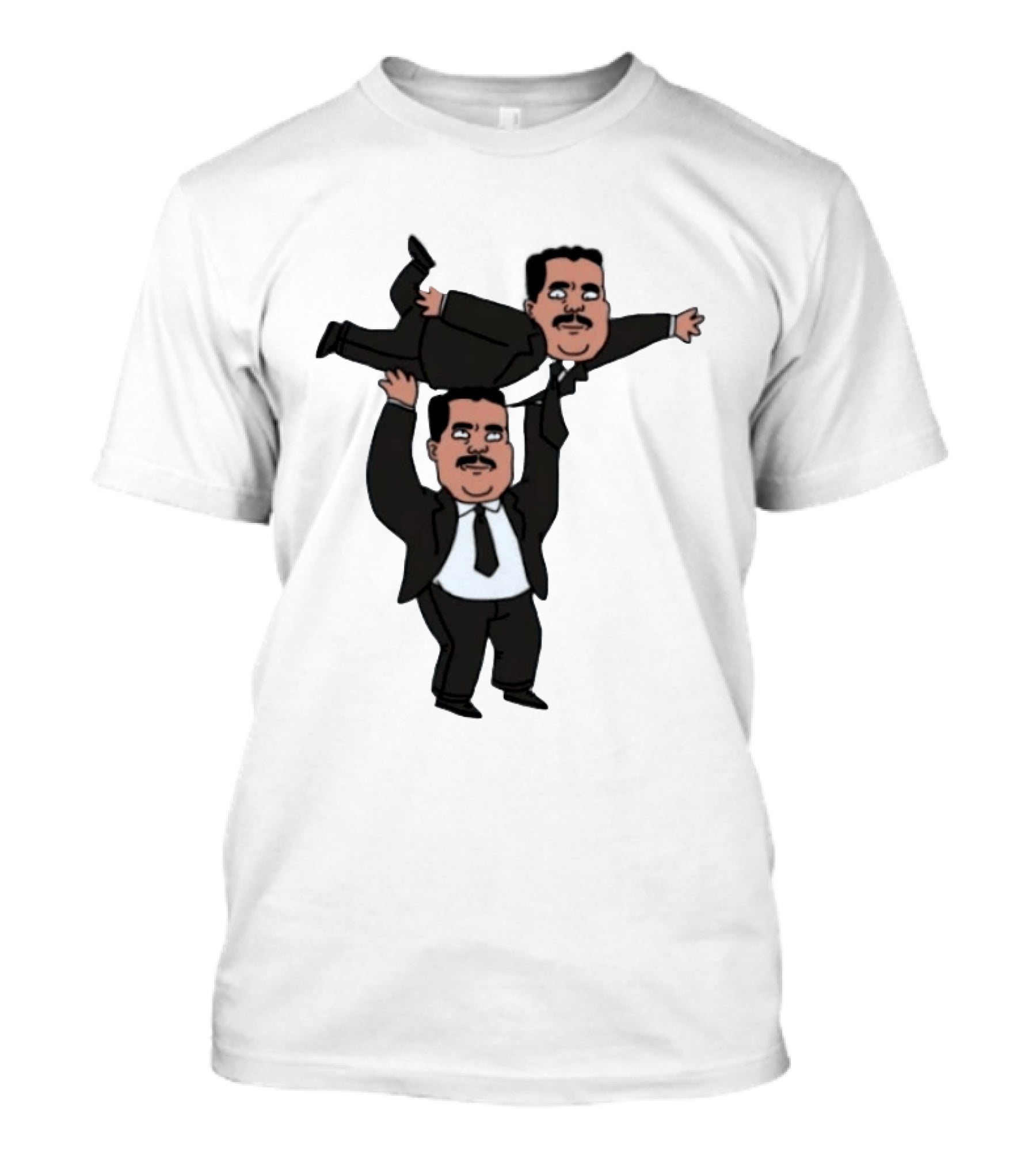 Guillermo Rodriguez Cartoon Lifting Himself Jimmy Kimmel Live T-Shirt