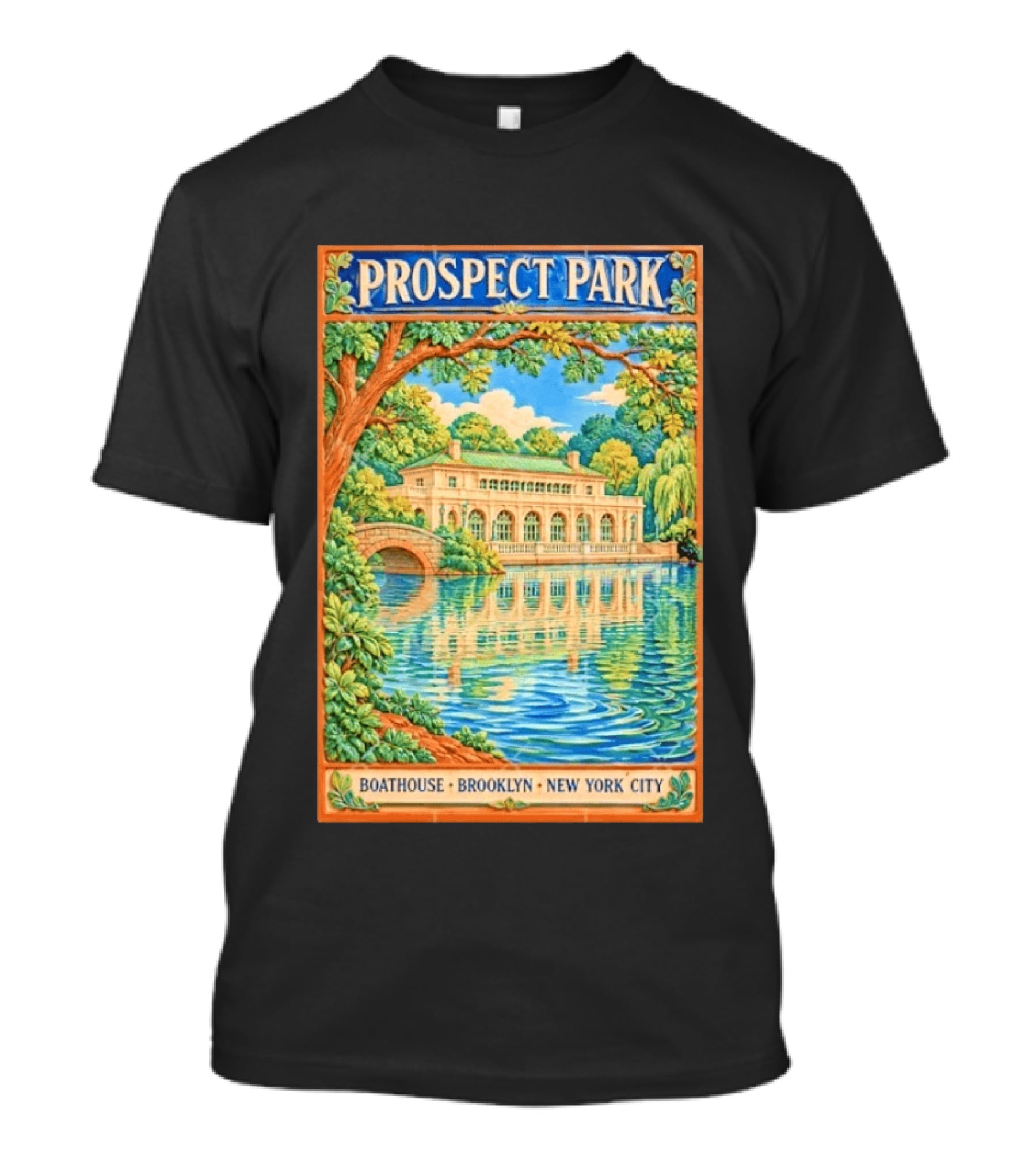 Prospect Park Boathouse Brooklyn New York City T-Shirt