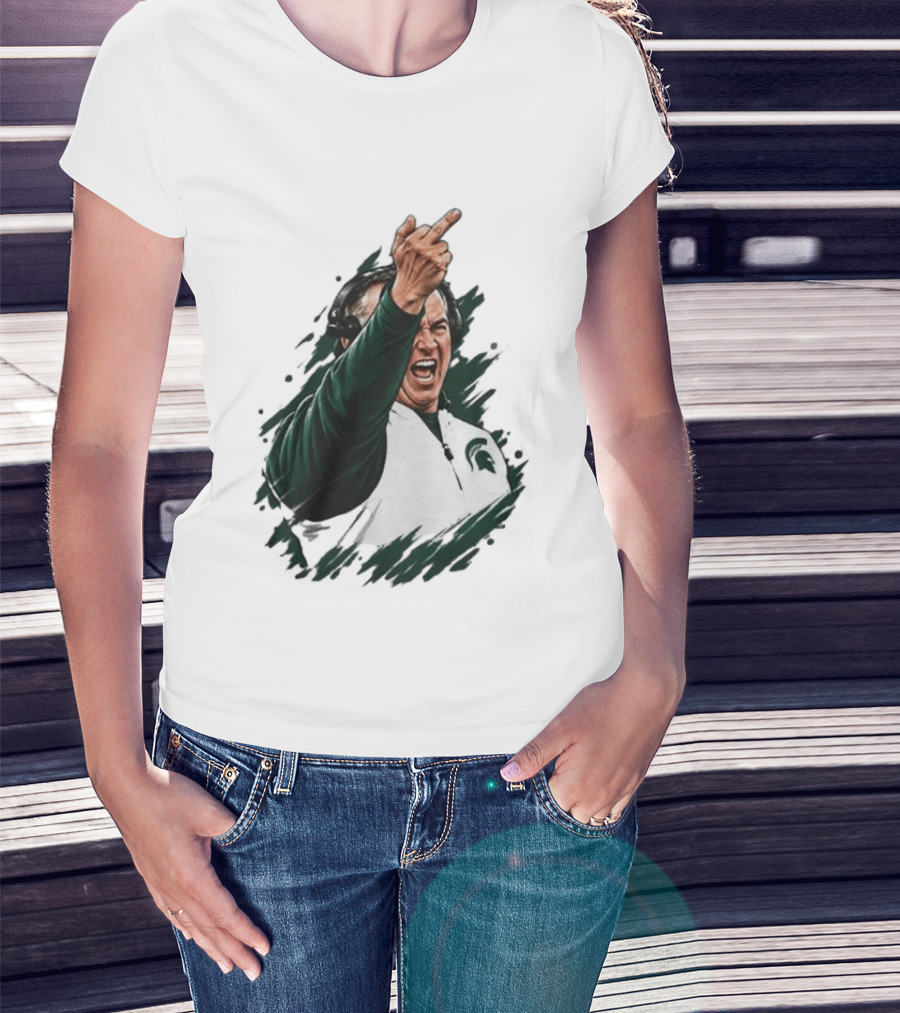 Spartans Middle Finger Coach Gesture T-Shirt