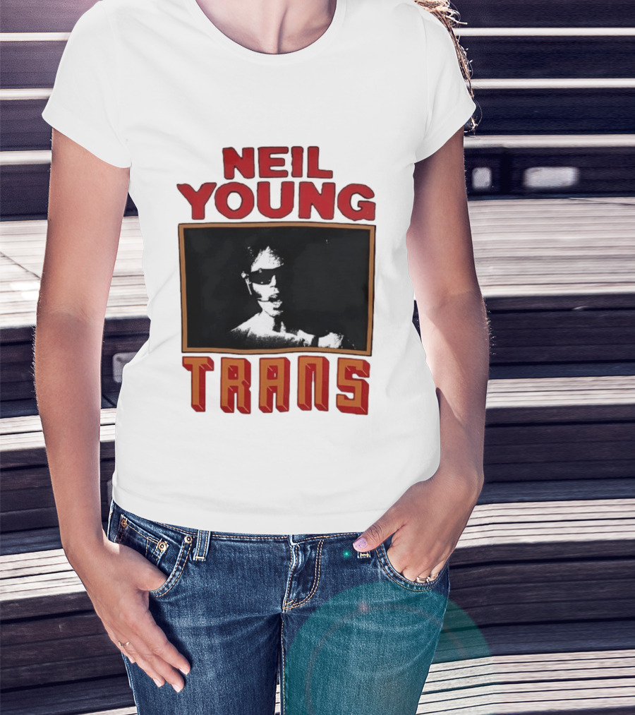 Neil Young Trans Album Cover T-Shirt