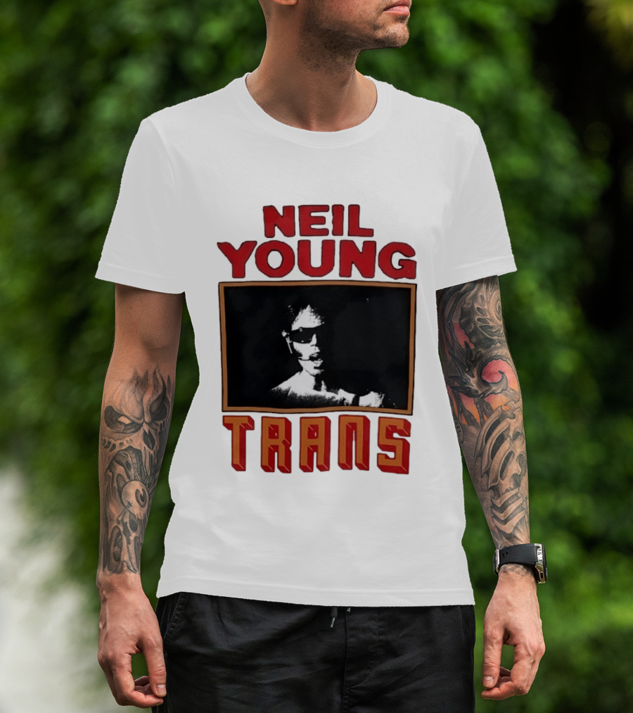 Neil Young Trans Album Cover T-Shirt