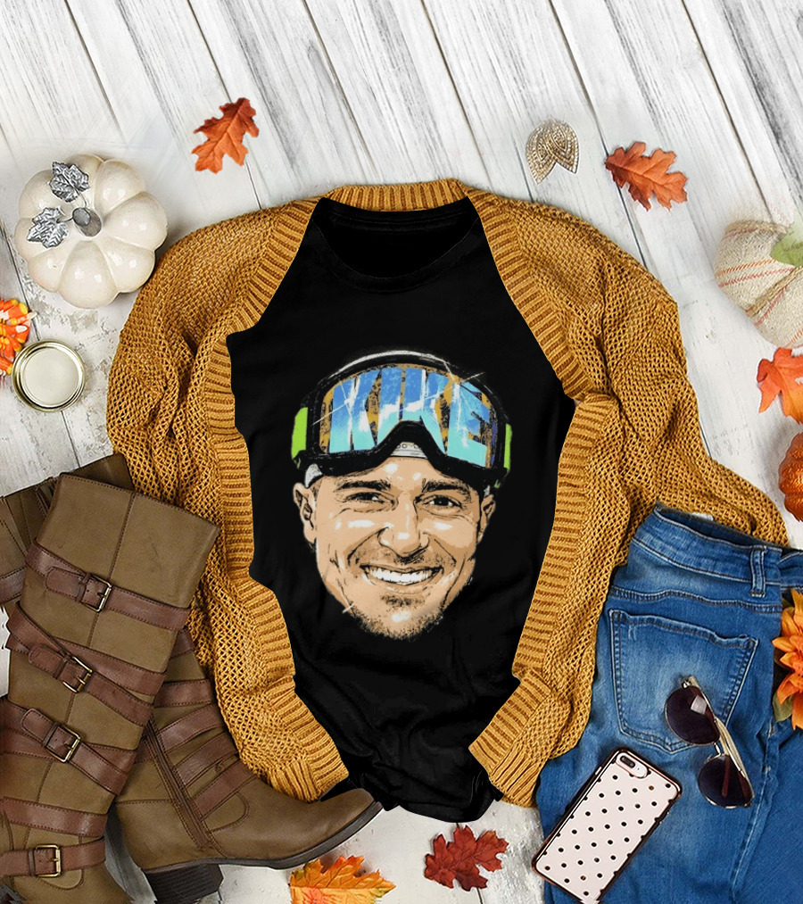 Kike Hernandez Dodgers Number 8 Face Goggles T-Shirt