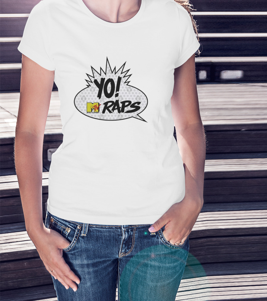 Yo MTV Raps Music Television Hip Hop T-Shirt