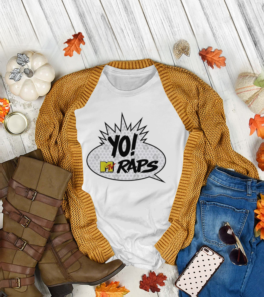 Yo MTV Raps Music Television Hip Hop T-Shirt