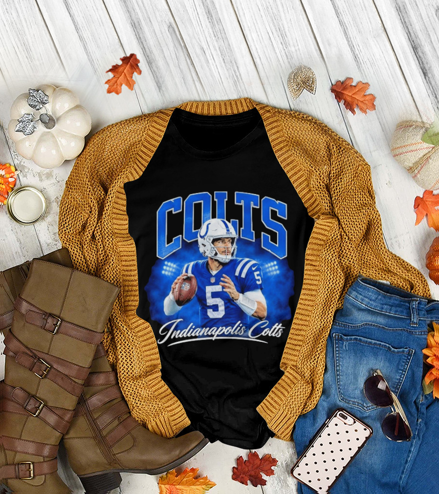 Indianapolis Colts Anthony Richardson Adam Vinatieri EST. 1953 T-Shirt